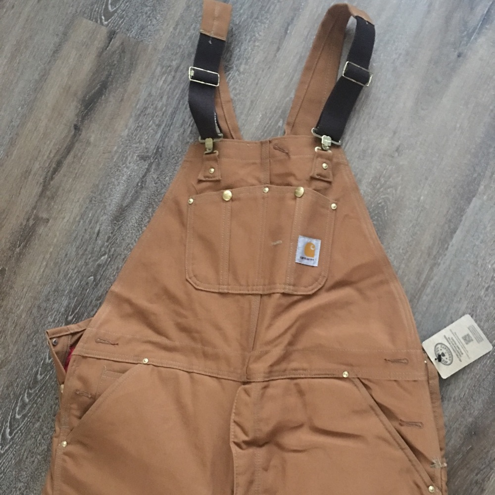 Brand new, never used 42x34 Carhartt BIB overalls